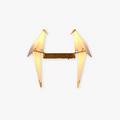 Bird Shaped Vintage Metal Wall Lamp With Art Deco Charm For Bedroom