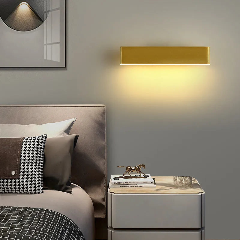 Rectangular Rotatable LED Wall Light For Living Rooms