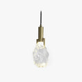 Brass Pendant Light With Crystal Accents Elegant Ambience