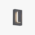 Modern Square Outdoor Wall Light Dark Bronze