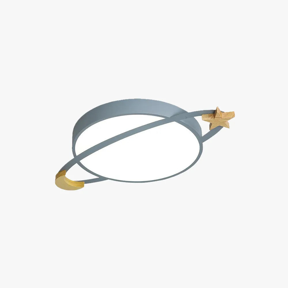 Modern Round Flush Mount Ceiling Light Dimmable Three Colour Change