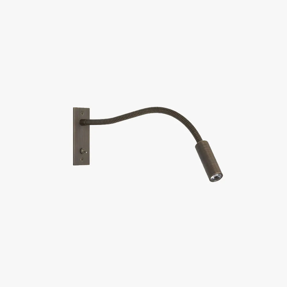 Minimalist Reading Wall Lamp With Adjustable LED Spotlight