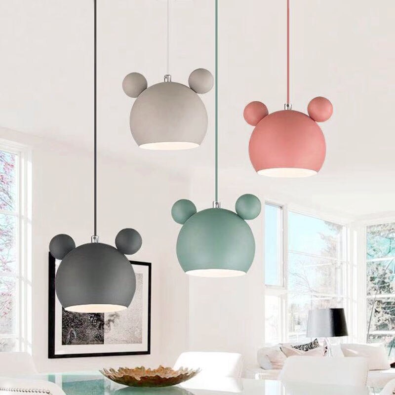 Mouse Head Pendant Light For Cozy Ambience