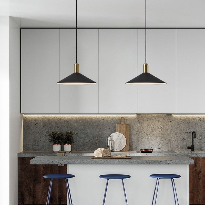 Aria Heritage Umbrella Pendant Light Soft Glow