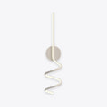 Spiral LED Art Wall Light In Matte Black And White