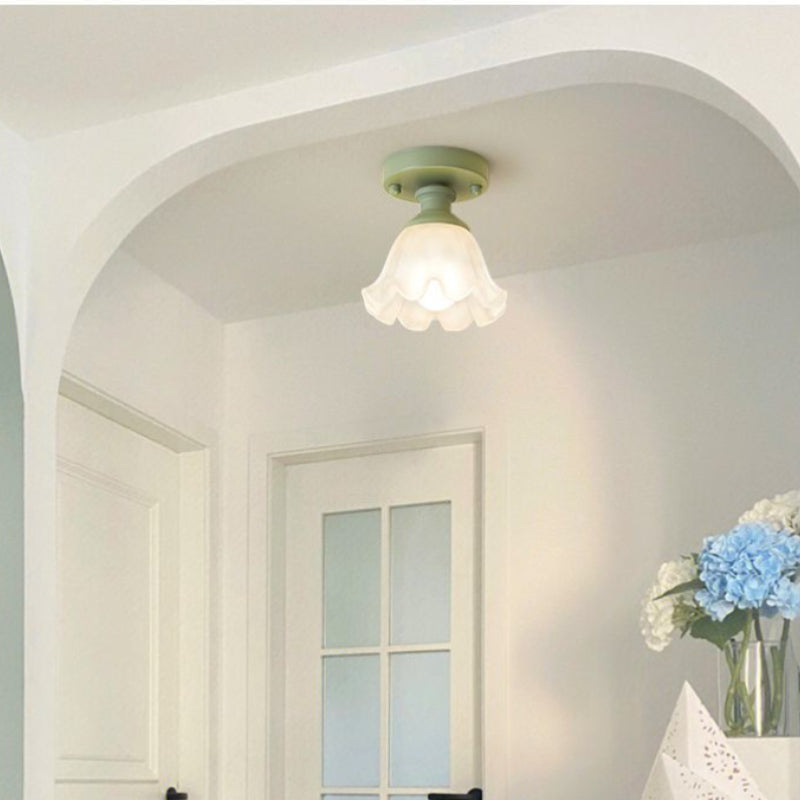 Elegant Resin LED Flush Mount Ceiling Light For Bedroom
