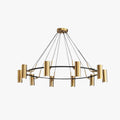 Gold Pendant Light With Warm White Glow