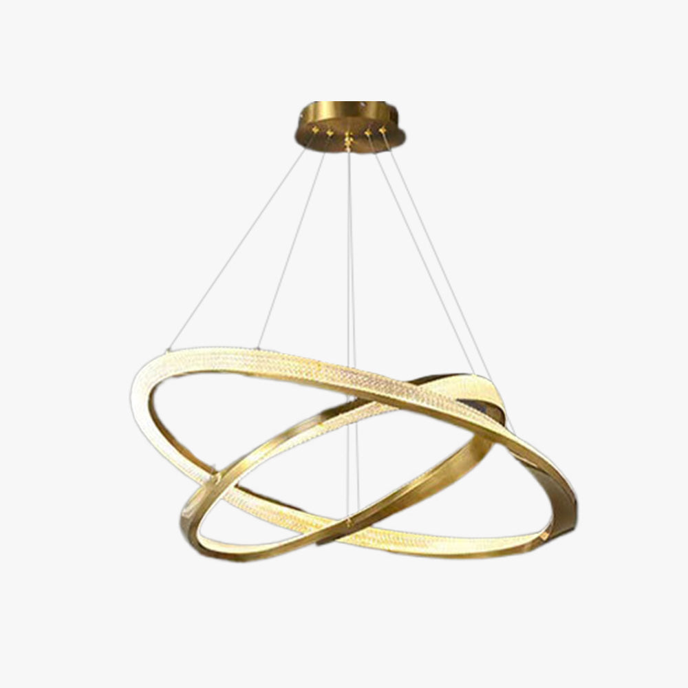 Half Ring Pendant Light With Warm White Glow