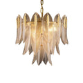 Kristy Gold Feather Chandelier Three Styles For Living Room Or Bedroom