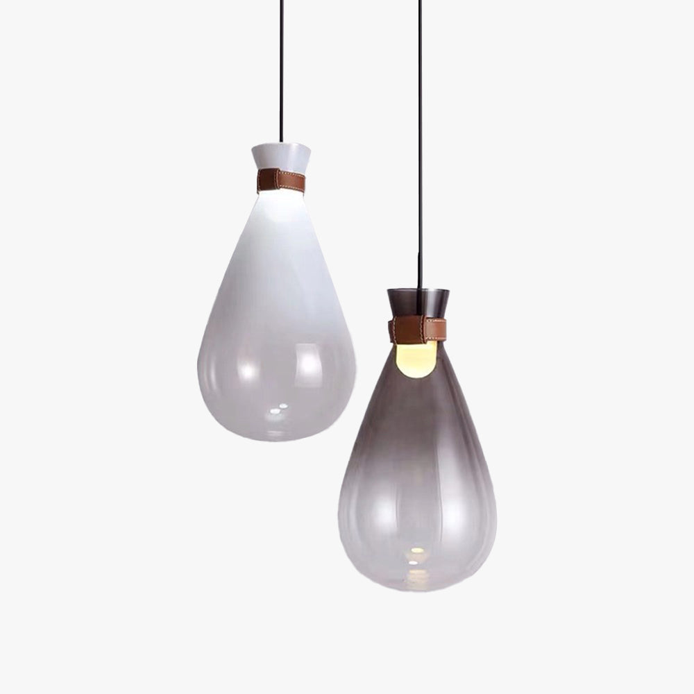 Minimalist Teardrop Glass Pendant Light For Elegant Ambiance
