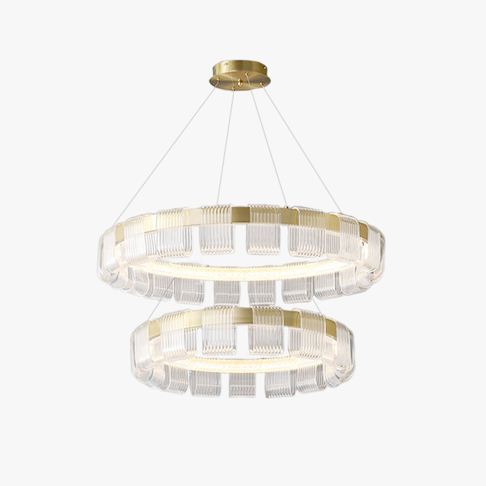 Arisha Modern Ring Pendant Lamp White Gold for Ambient Glow