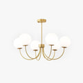 Aurora Gold Bubble Glass Chandelier For Living Room