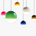 Colorful Glass Pendant Light For Vibrant Living Rooms