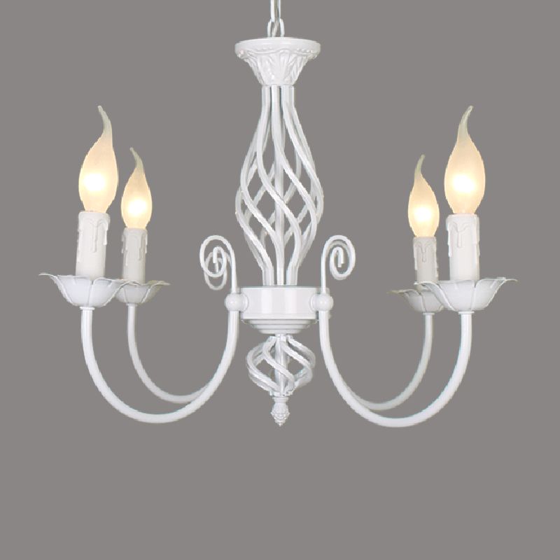 Retro Candle Style Pendant Light for Dining Ambience