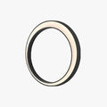 Art Deco Ring Outdoor Wall Light With Lunar Glow