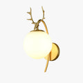 Aurora Deer Bedside Wall Lamp Modern Art Deco Black and Gold