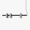 Elegant Linear Pendant Light With 3 U Shaped Lights
