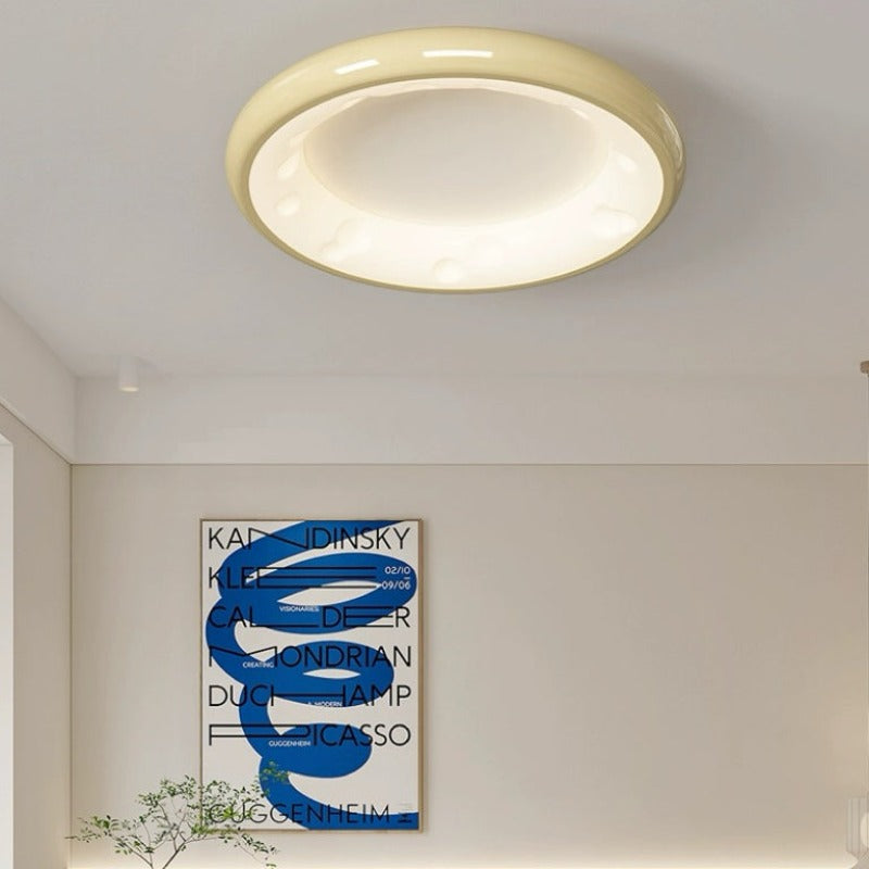 Modern LED Flush Mount Ceiling Light With White Or Chrome Finish
