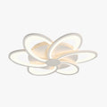 White Flower Shape Ceiling Light Dual Styles