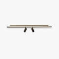 Matte Black Minimalist Double Linear Ceiling Spotlight