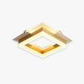 Arisha Gold Flush Mount LED Ceiling Light For Bedroom And Living Room