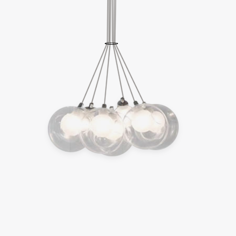 Modern Bubble Pendant Light for Ambient Living Spaces