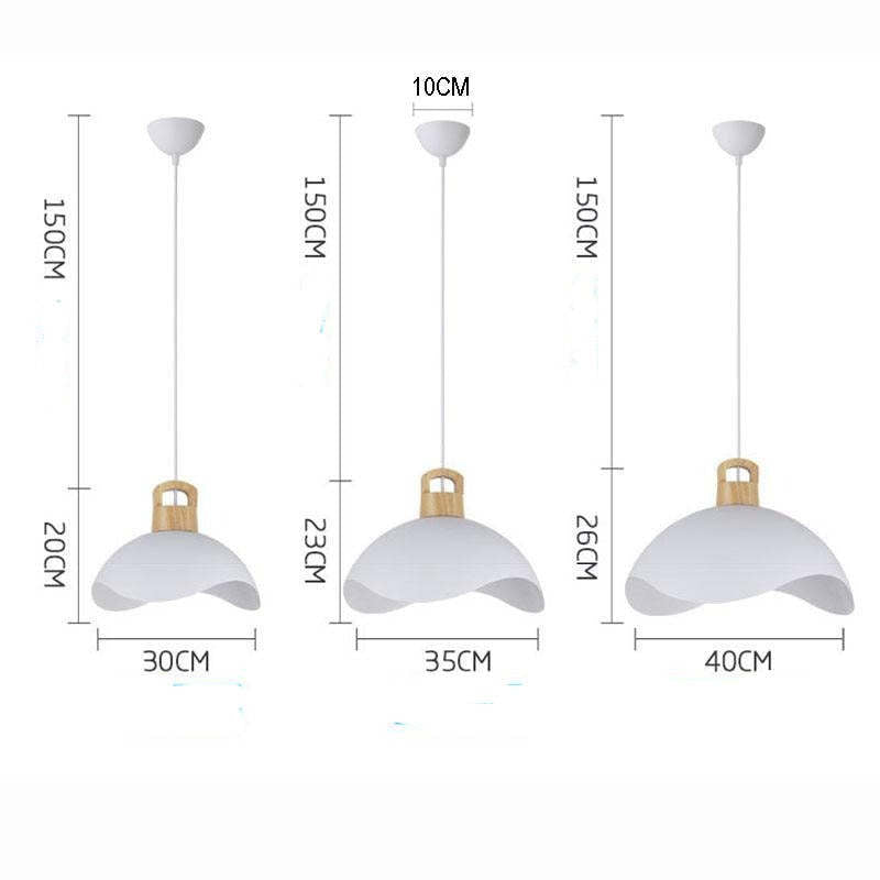 Premium Wood And Metal Pendant Light With Ambient Glow