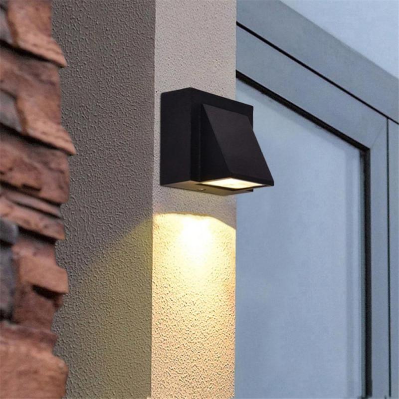 Lumina Black Metal LED Outdoor Wall Light