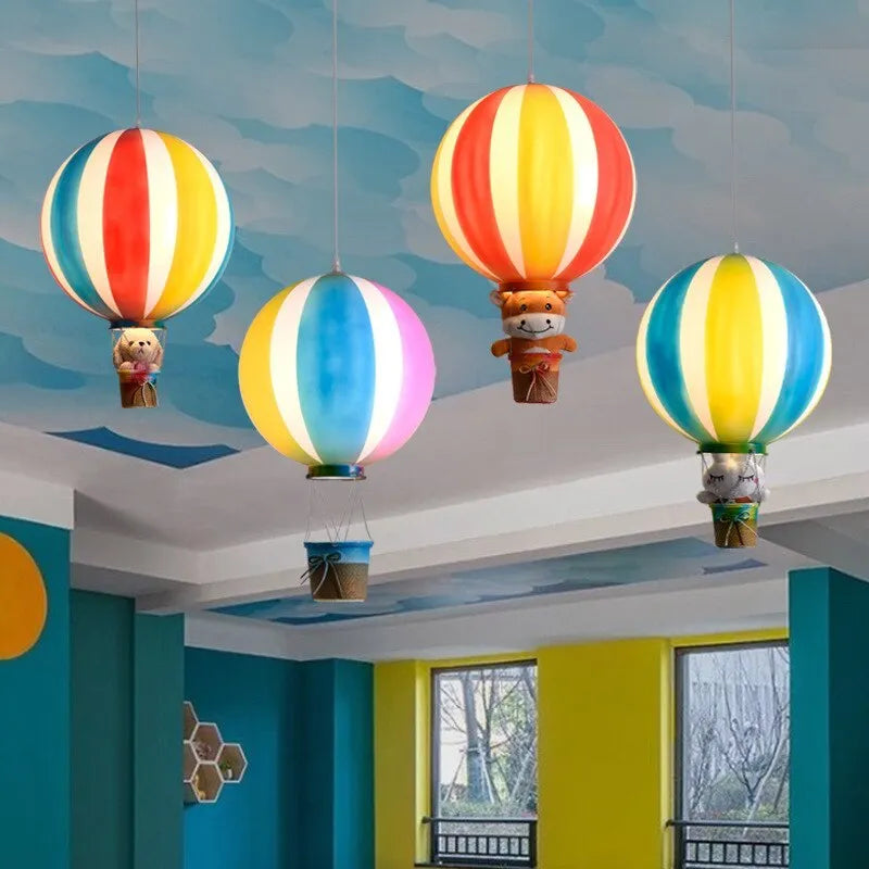 Durable Acrylic Balloon Pendant Light for Kids