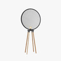 Contemporary Minimalist Floor Lamp With Metal And Wood Finish