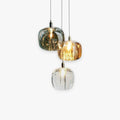 Bubble Glass LED Pendant Light With Warm Glow