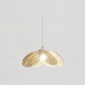 Wabi Sabi Rattan Pendant Light With Willow Weave