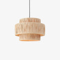 Rustic Boho Rattan Pendant Light for Cozy Ambiance