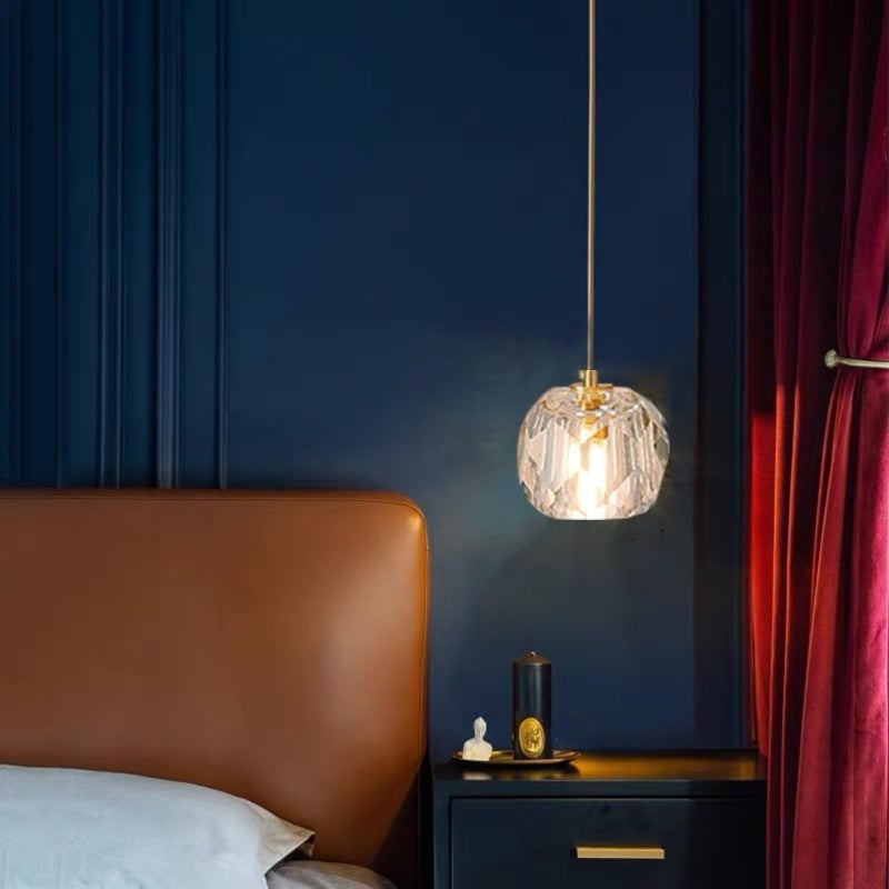 Golden Diamond Pendant Light Waterproof and Drop-Proof