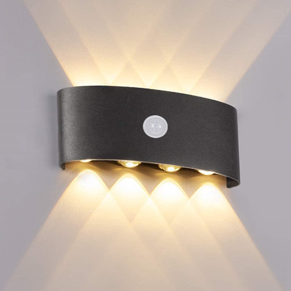 Up And Down LED Wall Light With Metal And Acrylic Construction