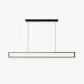 Durable Vertical Metal Pendant Light In Black