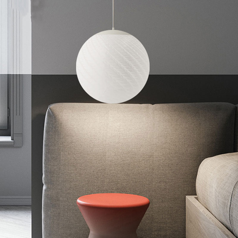 Minimalist Glass LED Pendant Light For Soft Ambience