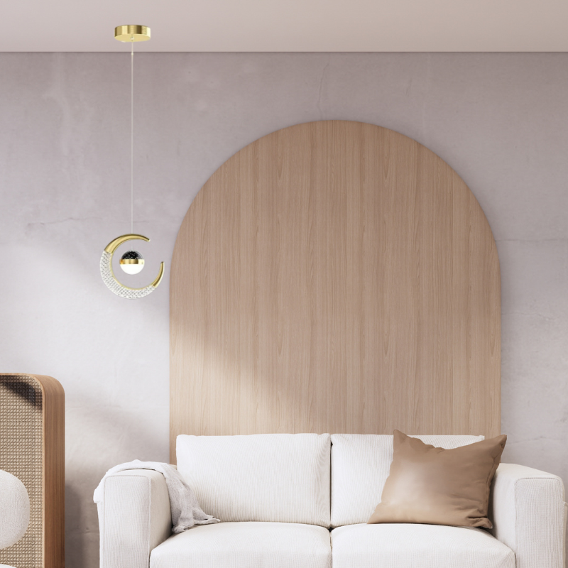 Starry LED Pendant Light Energy Efficient Black Gold