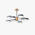 Art Deco Pendant Light In Metal And Wood Timeless Design