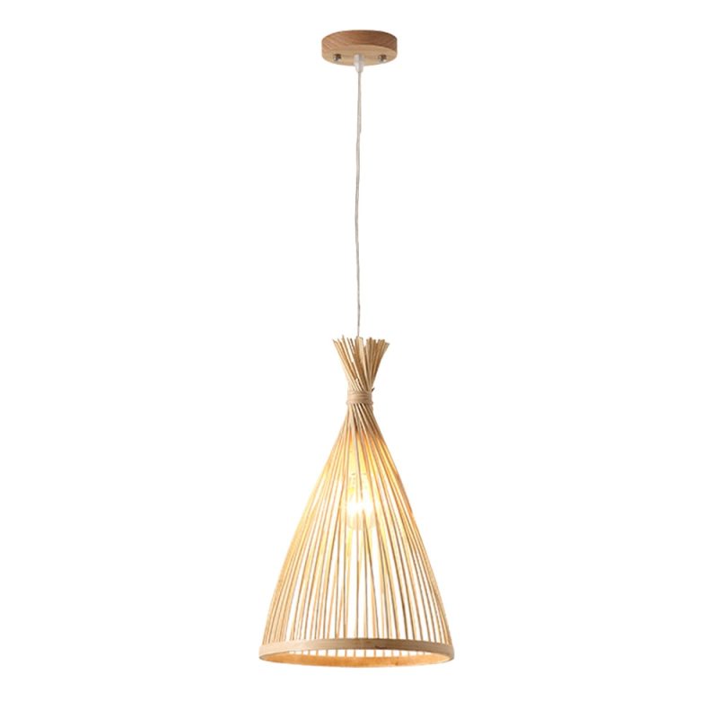 Premium Handwoven Rattan Pendant Light for Warm Ambience