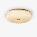 Ripple Glass Ceiling Light With Textured Diffuser
