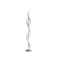 Monochrome Linear Floor Lamp With Acrylic Diffuser