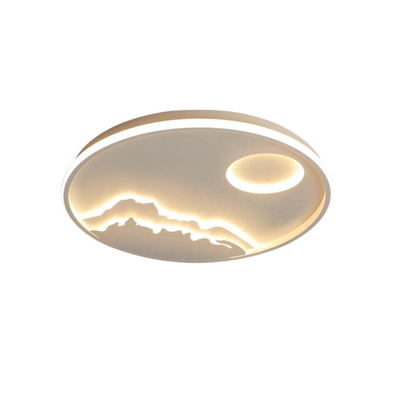 Summit View Dimmable Flush Mount Ceiling Light For Bedroom