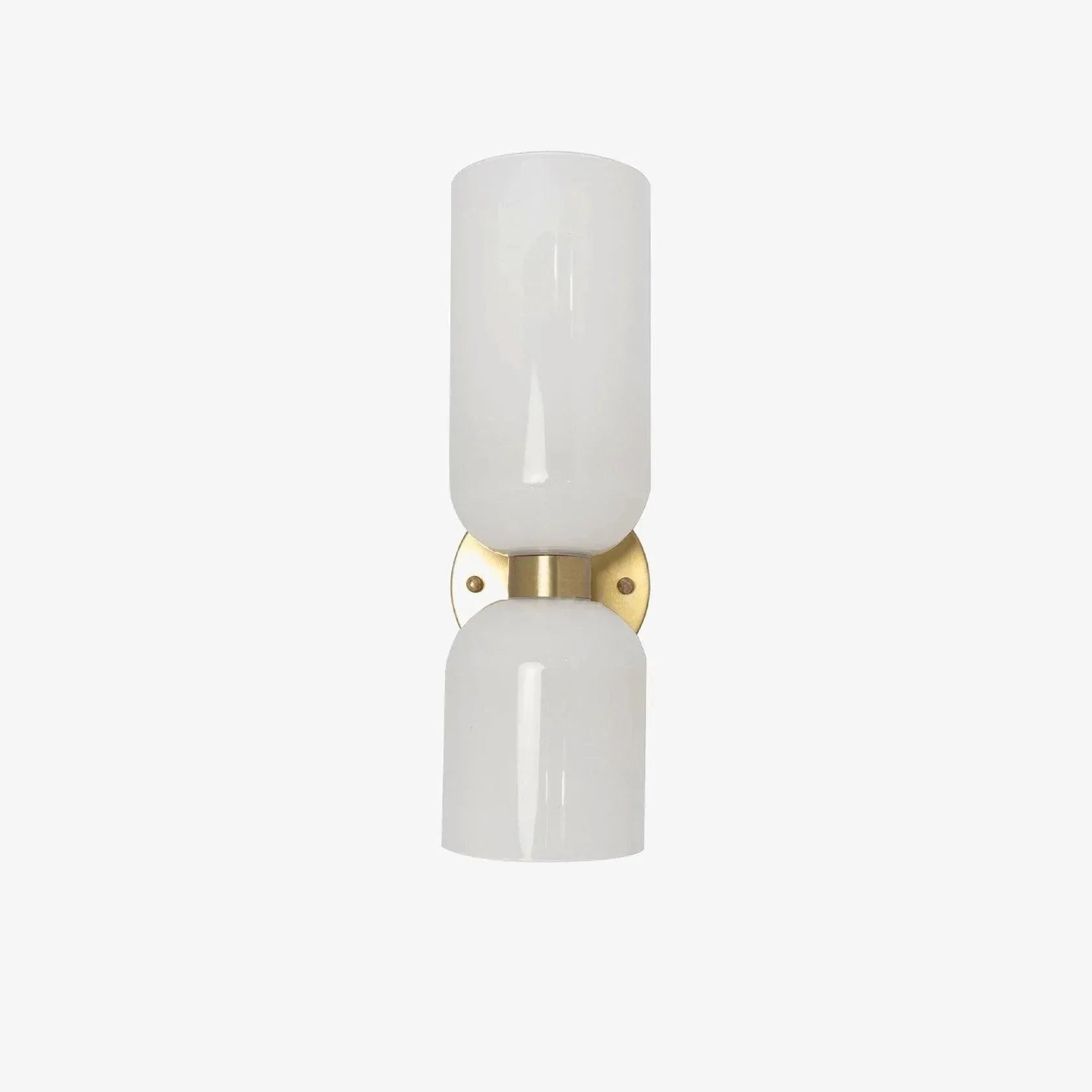 Arisha Dual Head LED Wall Lamp White Chrome For Bedroom No Assembly