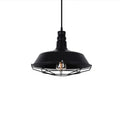 Industrial Pendant Light in Rustic Black for Indoor Outdoor