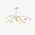 Elegant Blown Metal Pendant Lamp For Warm Ambience