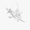Elegant Art Deco Branch Pendant Light for Cozy Ambiance
