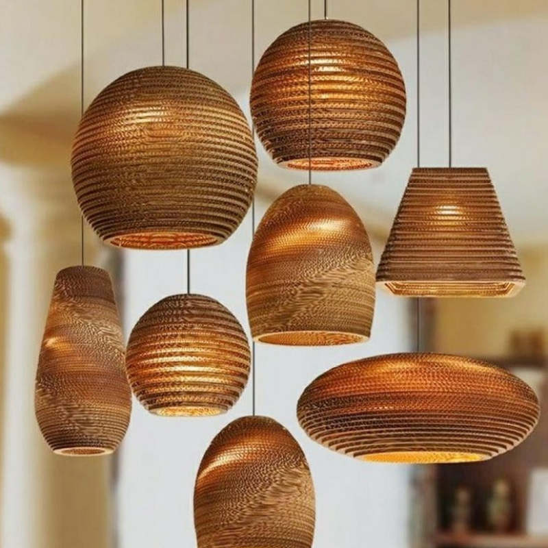 Suspension En Papier Rustique Pour Ambiance Campagne Chic