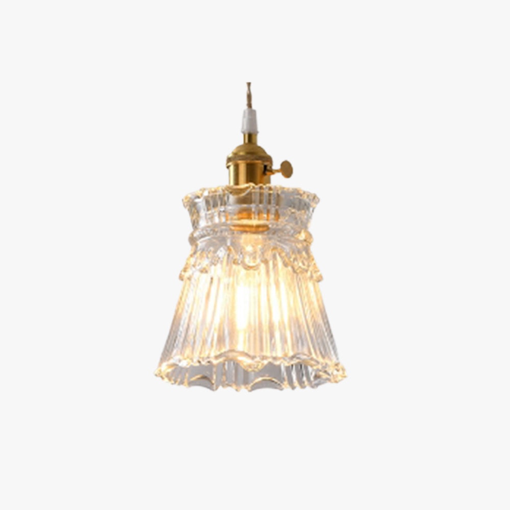 Art Deco Brass Glass Pendant Light Timeless Elegance