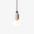 Travertine Pendant Light With Warm Ambient Glow